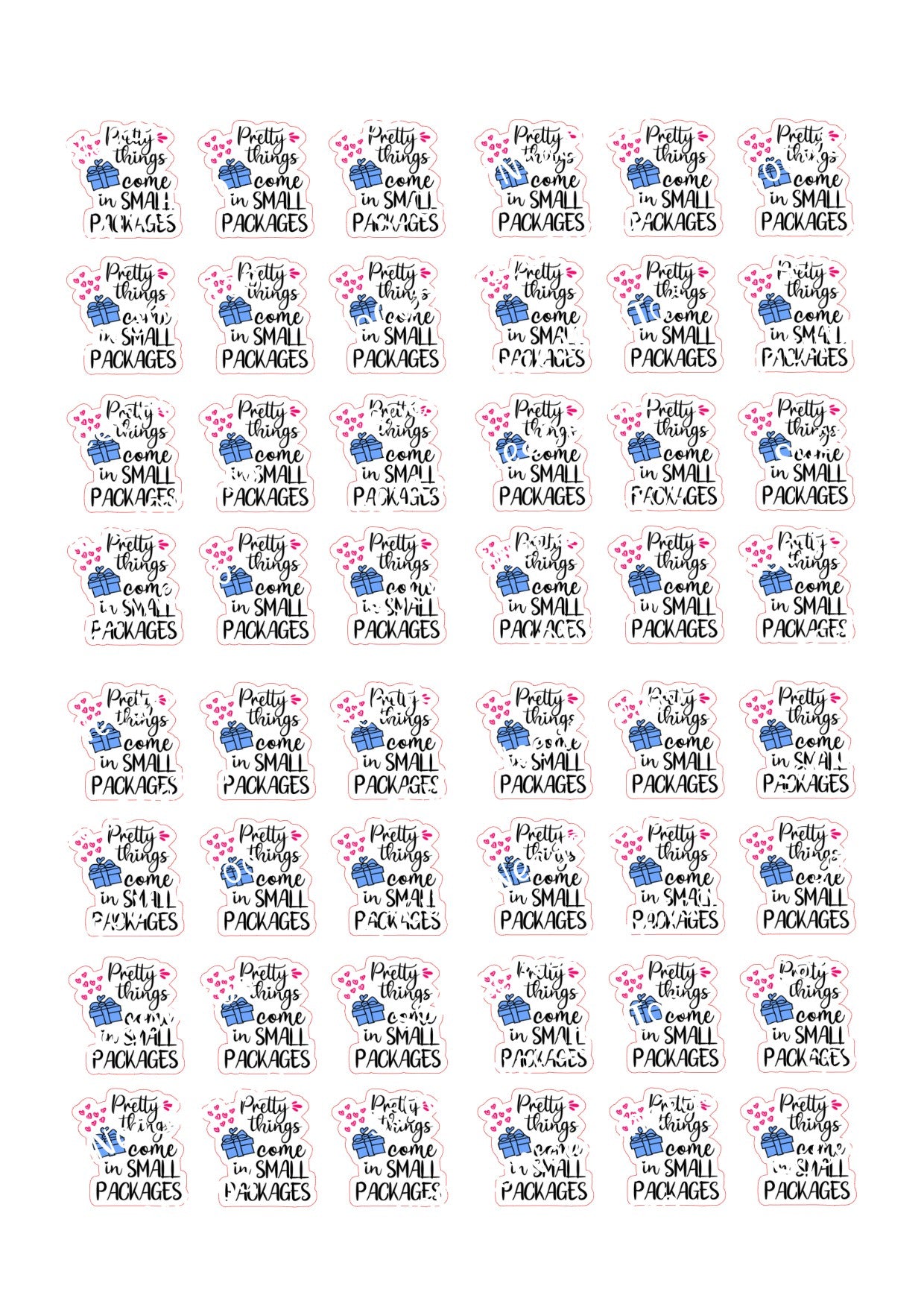 Business Stickers - Pretty Things Inside