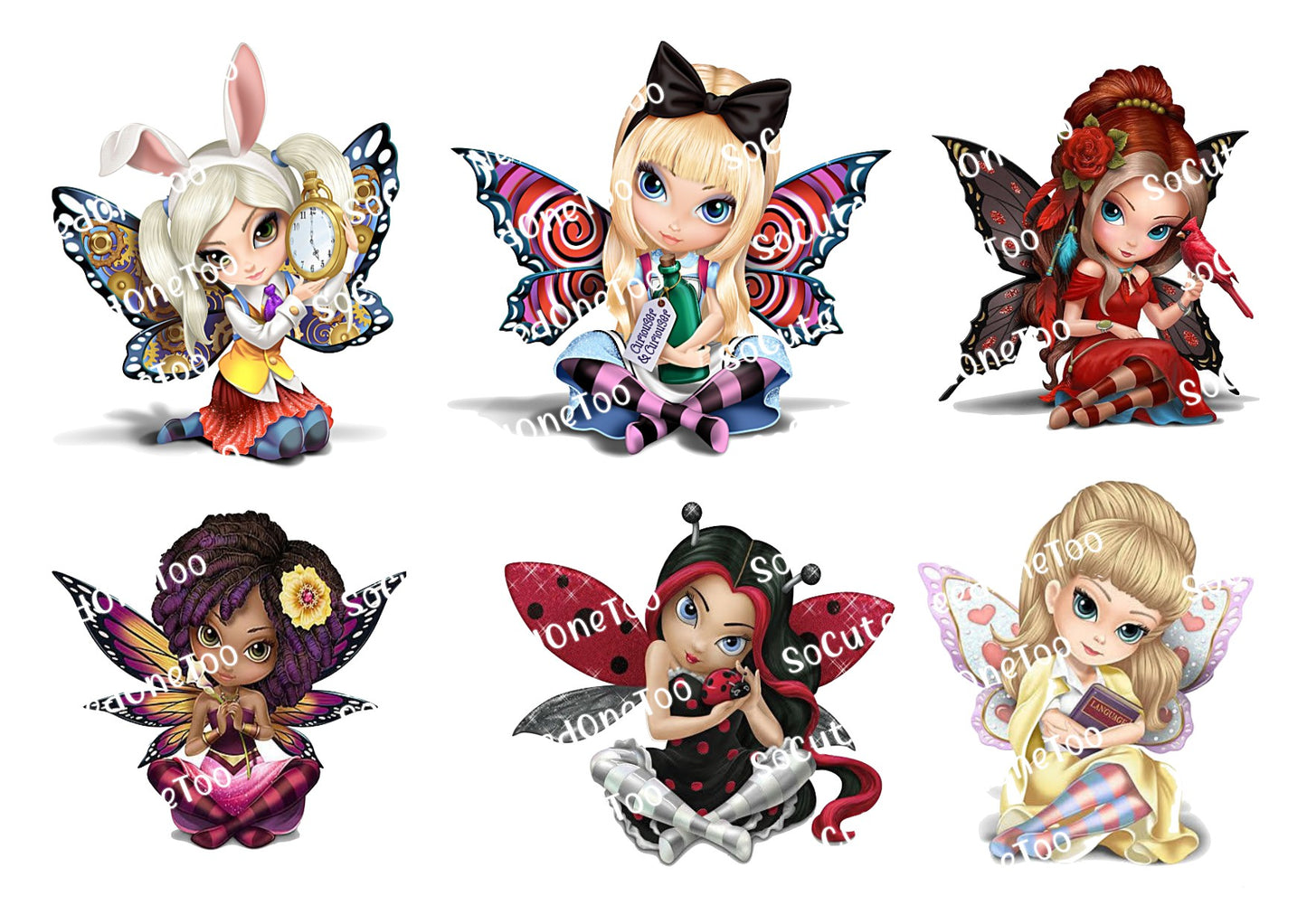 Fairies_4 waterslide decals