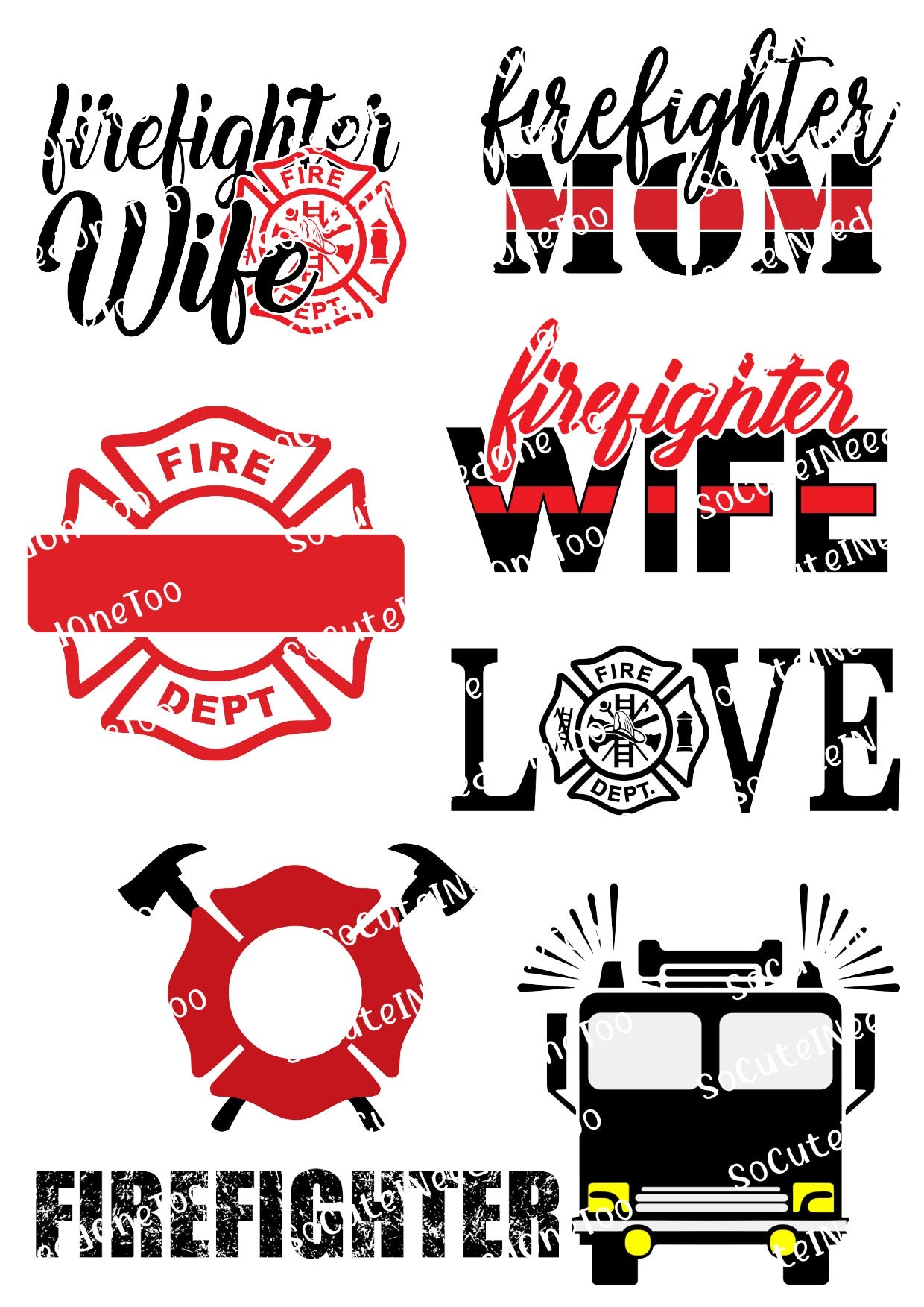 Firefighter_3 Waterslide Decals Socuteineedonetoo