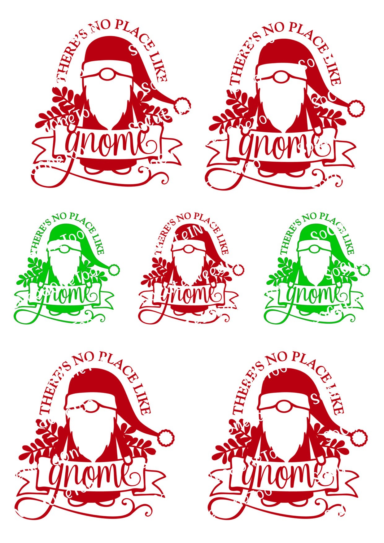 GNOMES #3 Waterslide Decals