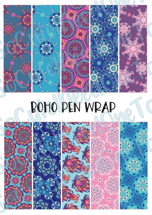 Boho Pen Wraps #1 - SoCuteINeedOneToo