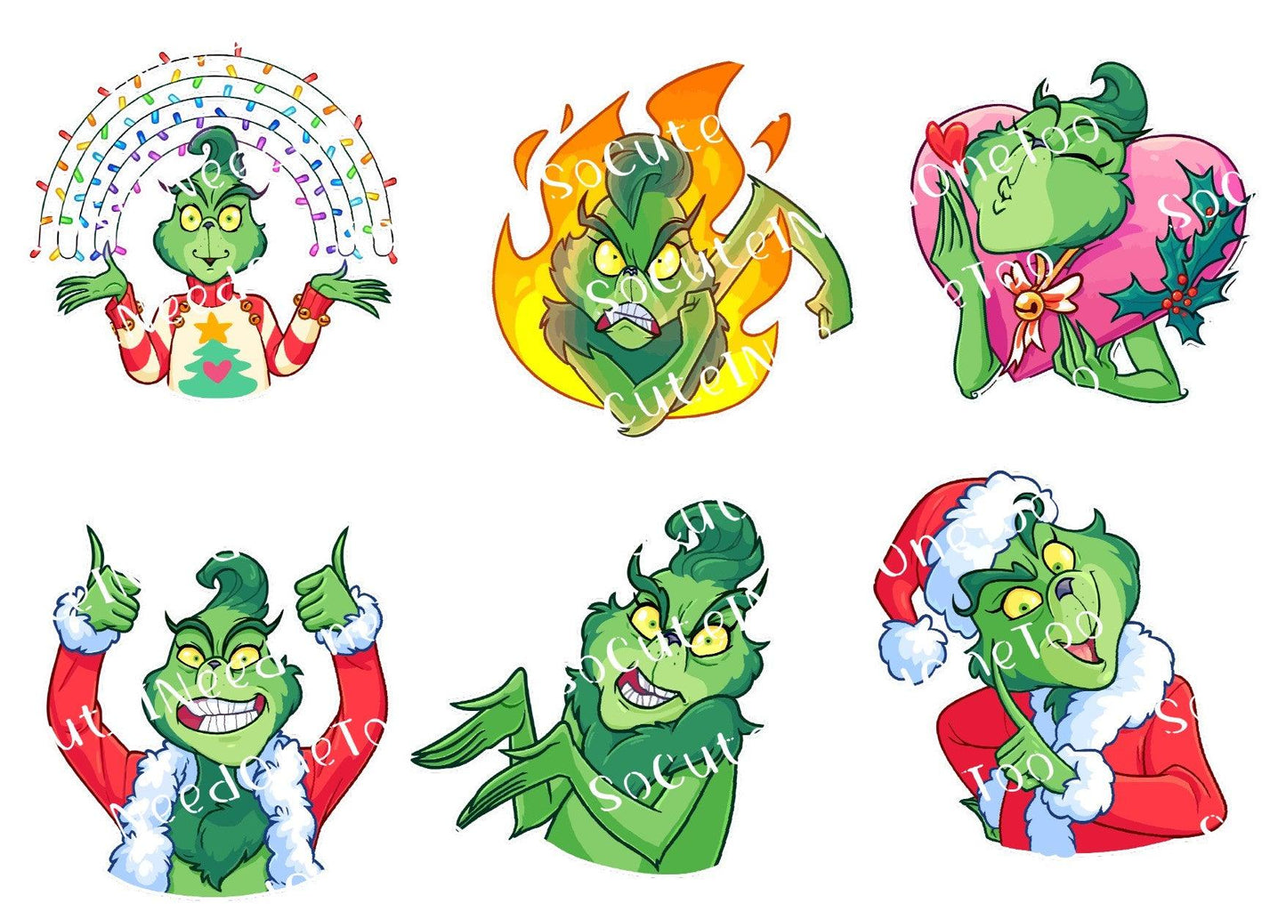 Grinch #40 Waterslide Decals - SoCuteINeedOneToo
