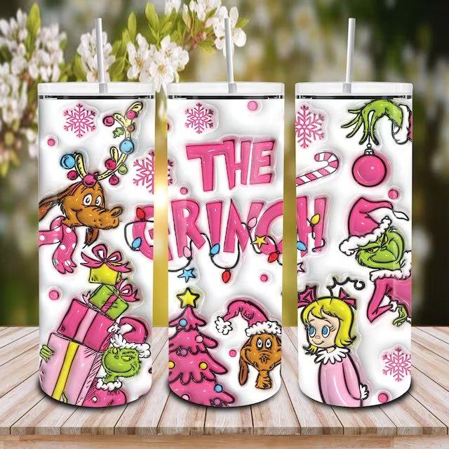 Grinch Christmas Waterslide Wrap Collection A - SoCuteINeedOneToo