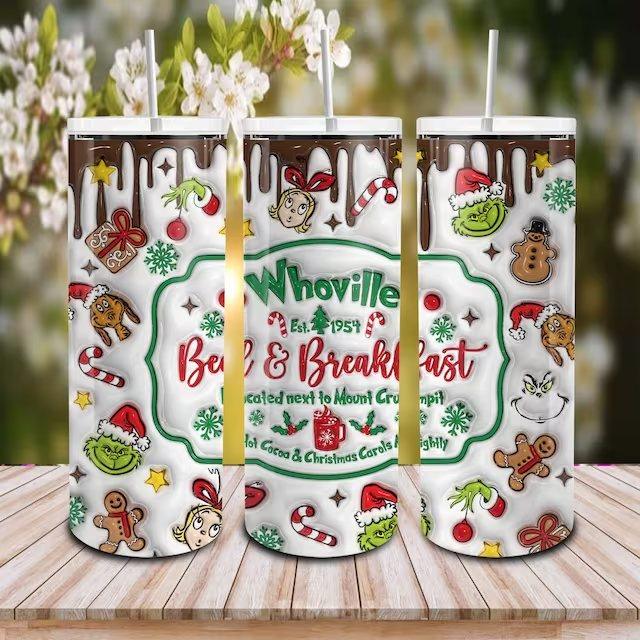 Grinch Christmas Waterslide Wrap Collection A - SoCuteINeedOneToo