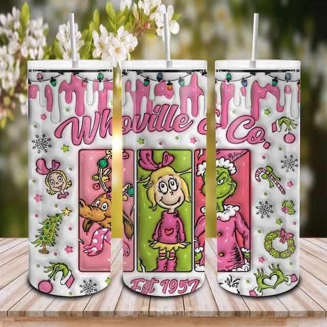 Grinch Christmas Waterslide Wrap Collection A - SoCuteINeedOneToo