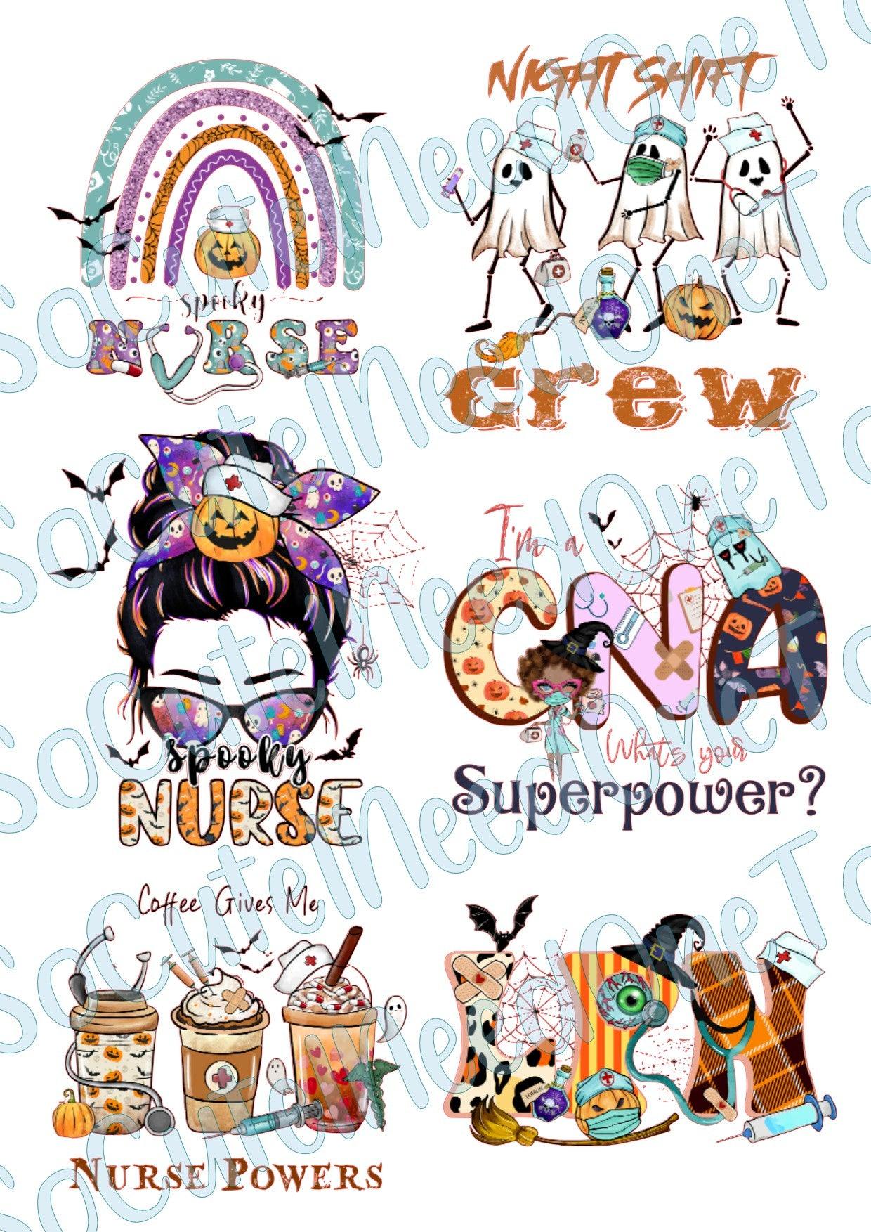 Halloween - Nurse #1 Decals - SoCuteINeedOneToo