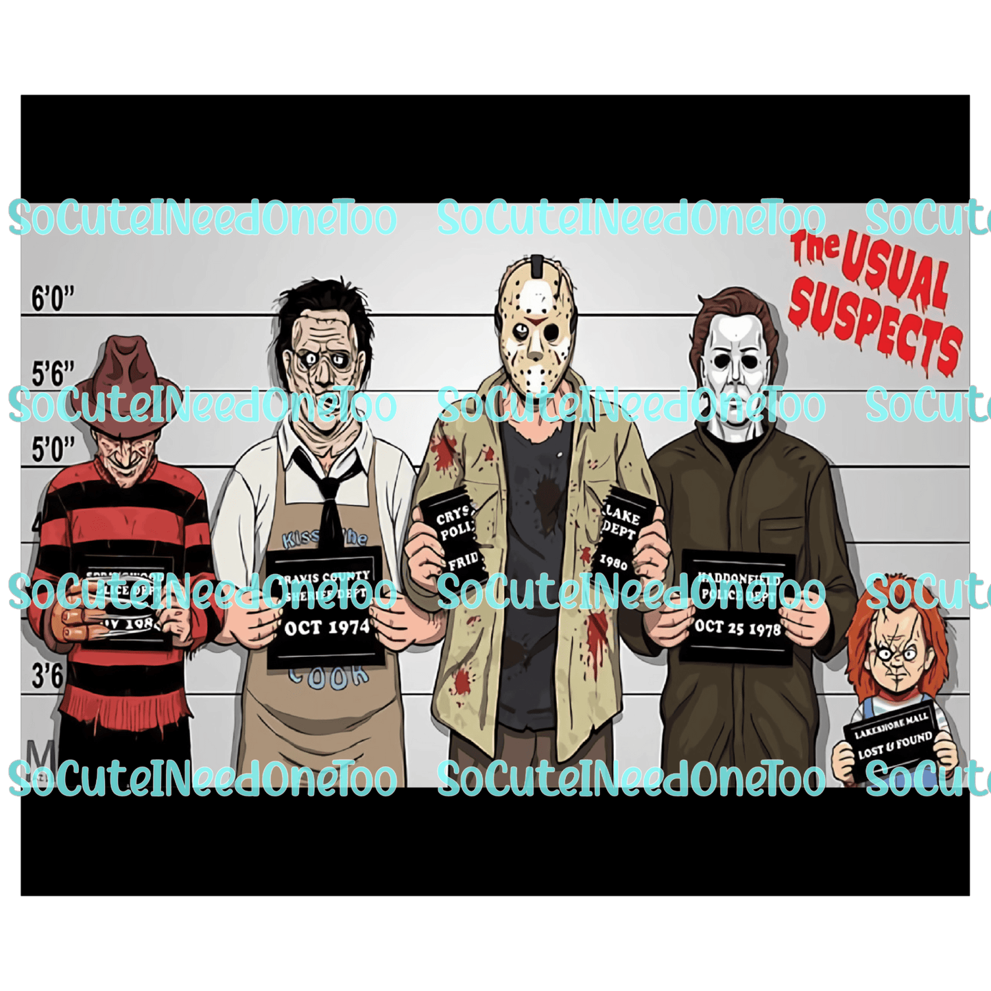 HORROR SELECTION Waterslide Wraps - SoCuteINeedOneToo