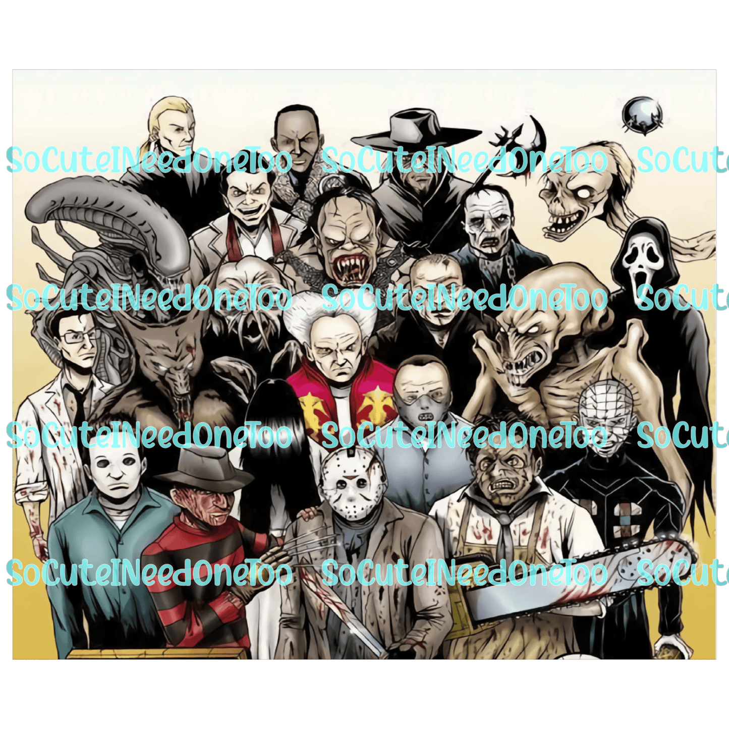 HORROR SELECTION Waterslide Wraps - SoCuteINeedOneToo