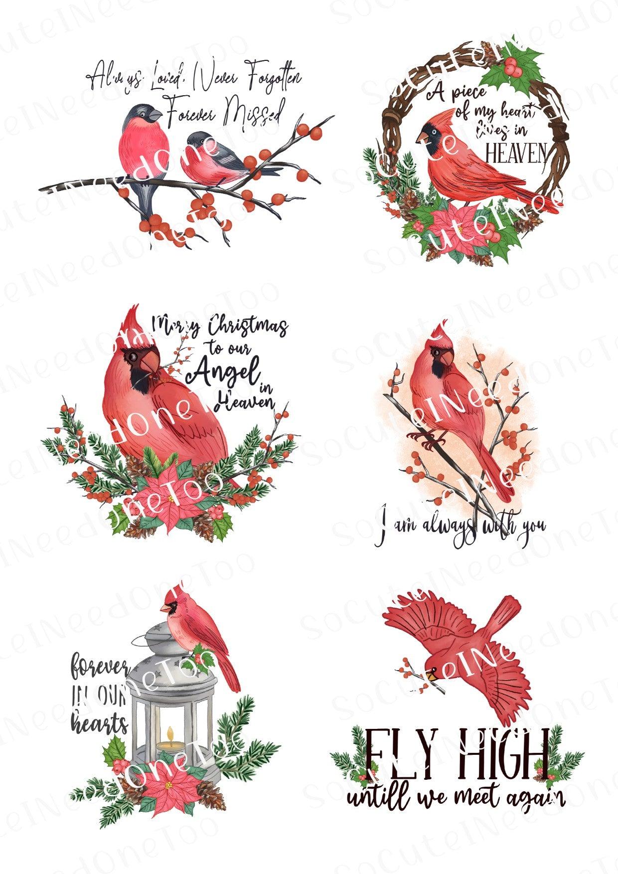 Memorial Album Waterslide Decals - SoCuteINeedOneToo