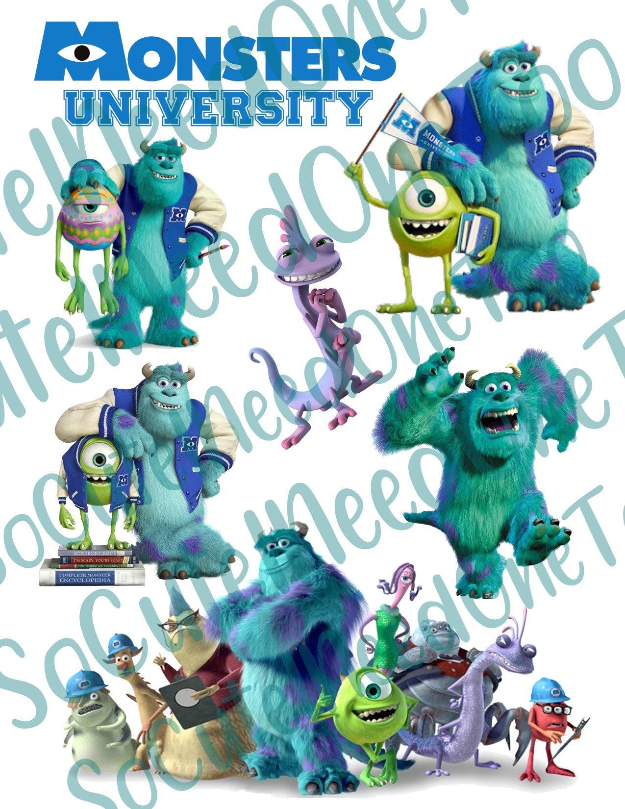 Monster #5 On Clear/White Waterslide Paper - Ready To Use - SoCuteINeedOneToo