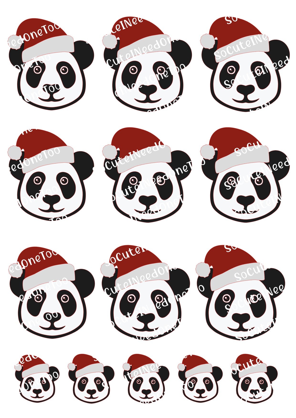 panda-wsanta-hat-on-clearwhite-waterslide-paper-socuteineedonetoo