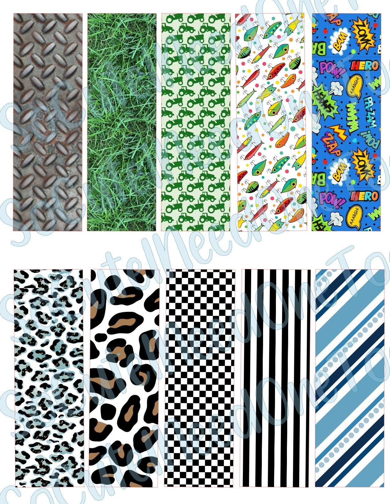 PENS #2 Wraps - Clear/White Waterslide Paper Ready To Use - SoCuteINeedOneToo