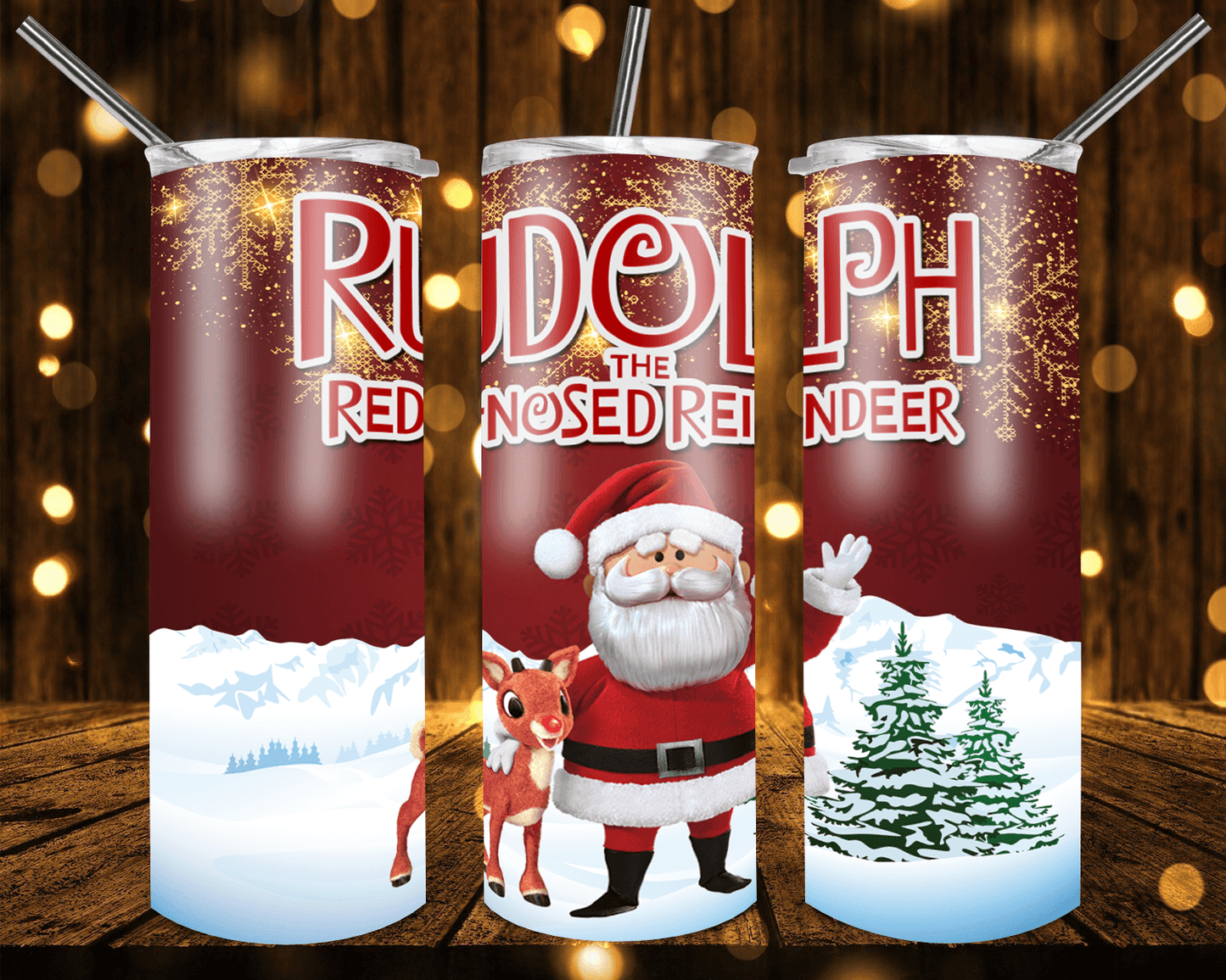 Rudolph The Reindeer Waterslide Wraps - SoCuteINeedOneToo