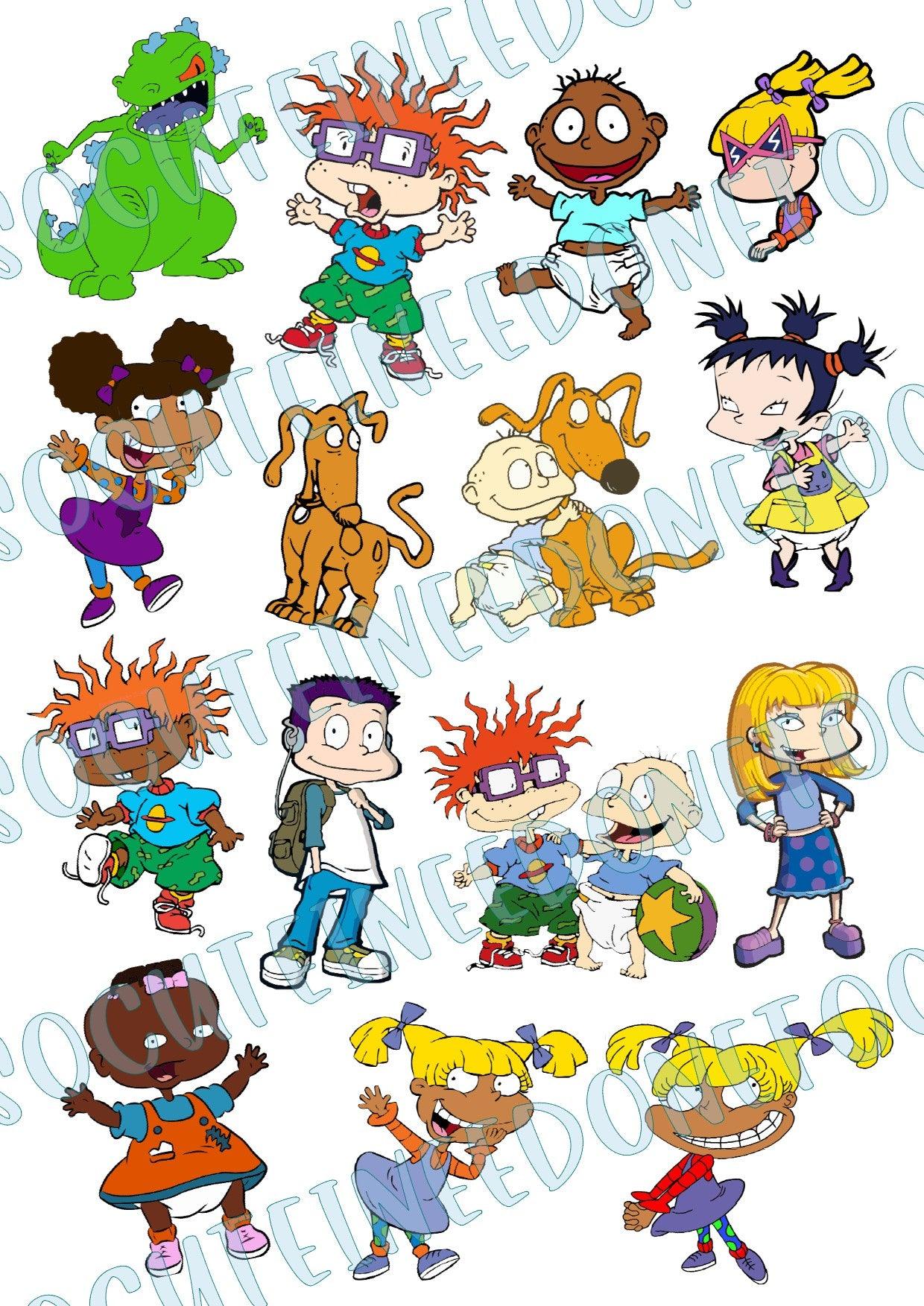 Rugrats #8 On Clear Waterslide Decals - SoCuteINeedOneToo