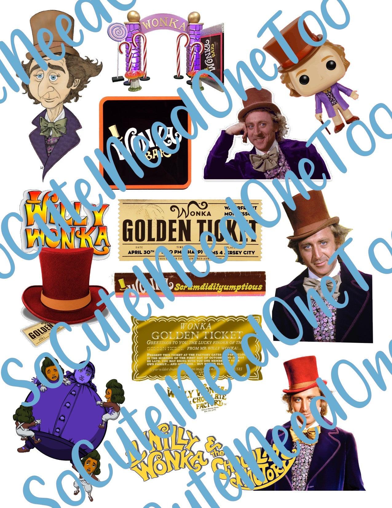 Willy Wonka Waterslide Decals - SoCuteINeedOneToo