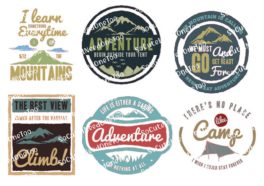 Adventure Awaits Waterslide Decals - SoCuteINeedOneToo