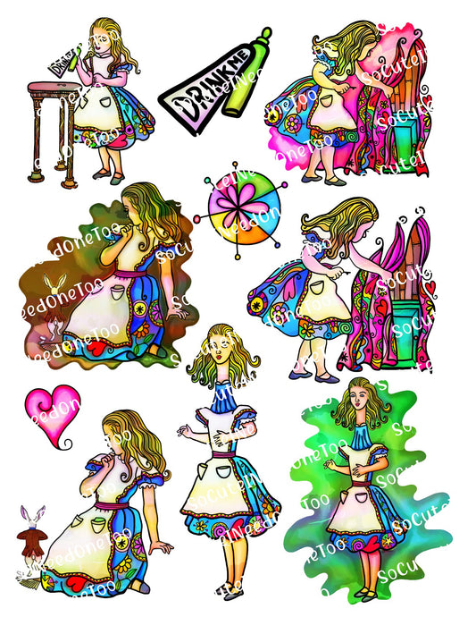 Alice In Wonderland #3 Collection of Waterslides - SoCuteINeedOneToo