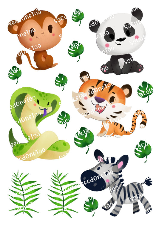 Baby Animals #1 Waterslide Decals