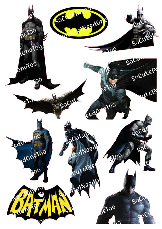 Batman Waterslide Decals SoCuteINeedOneToo