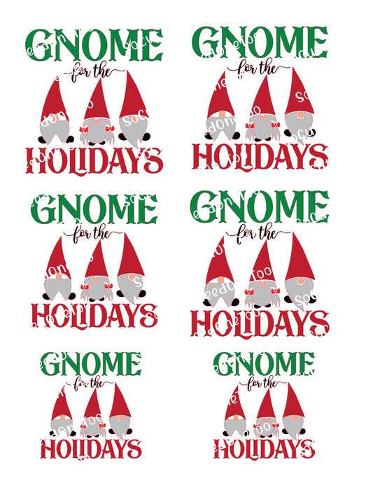 Christmas #4 Waterslide Decals