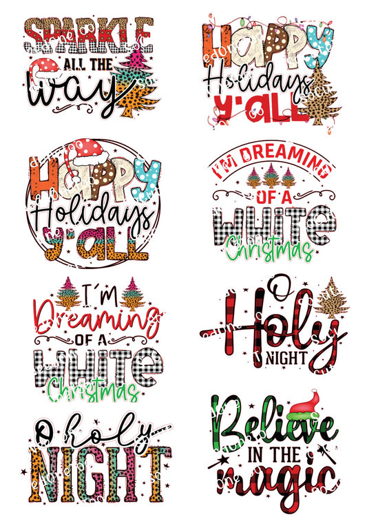 I'm Dreaming of a white Christmas, O Holy Night