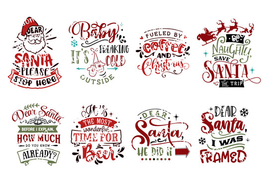 Christmas #9 Waterslide Decals