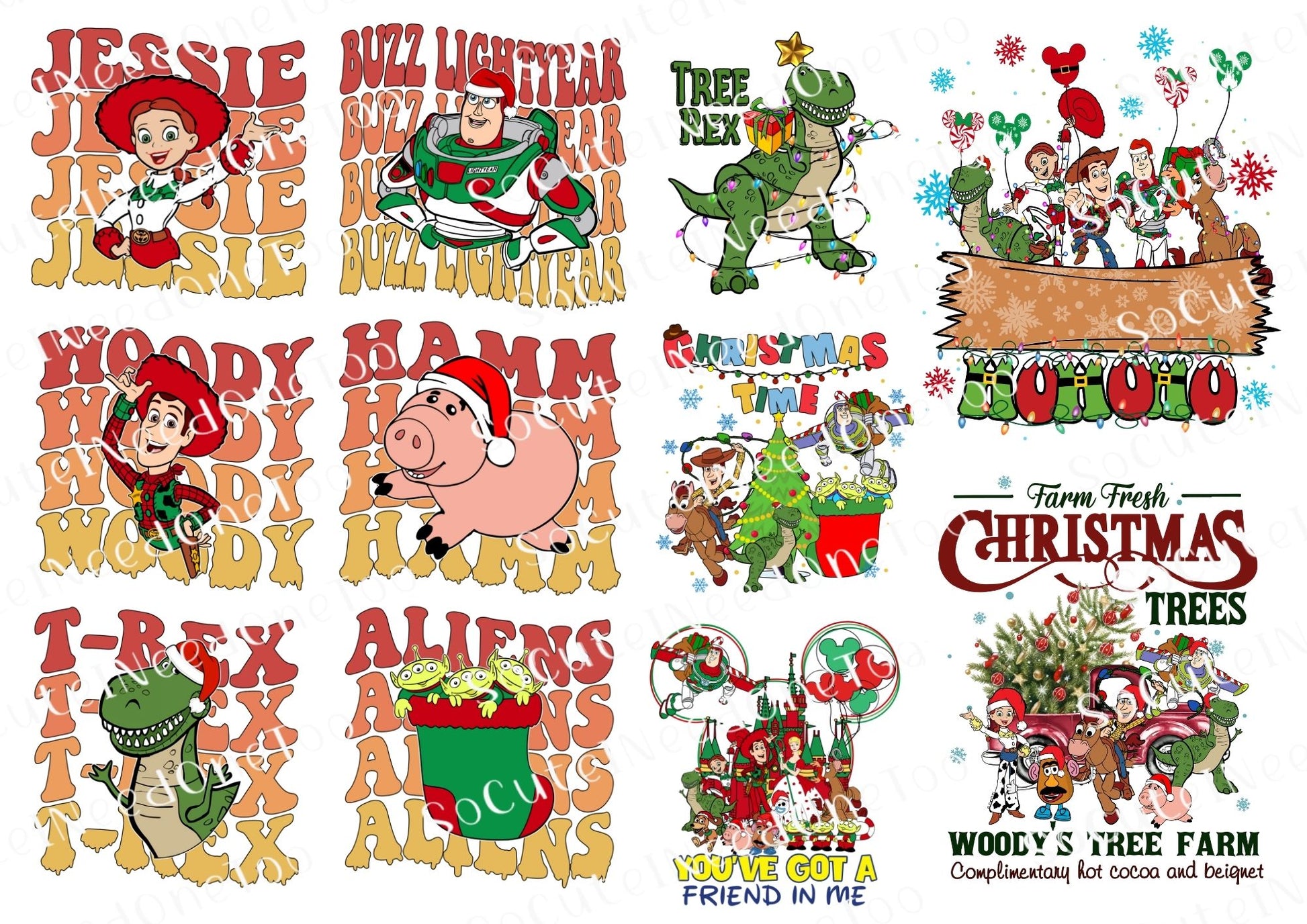 Christmas_Toy_Story_2_Waterslide Decals Socuteineedonetoo