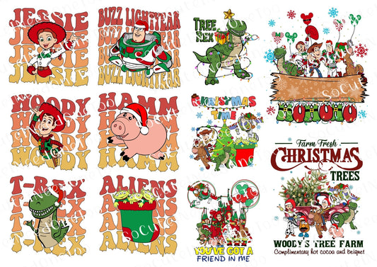 Christmas_Toy_Story_2_Waterslide Decals Socuteineedonetoo