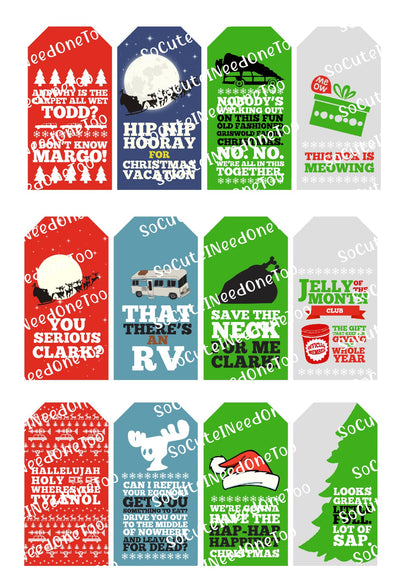 Griswold's Theme Selection of Waterslide Decals - SoCuteINeedOneToo