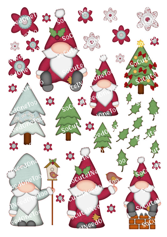 Gnomes #5 Waterslide Decals