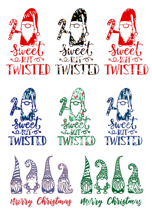 GNOMES #4 Waterslide Decals