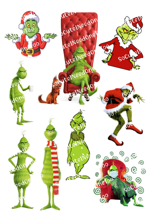GRINCH #1 Decals
