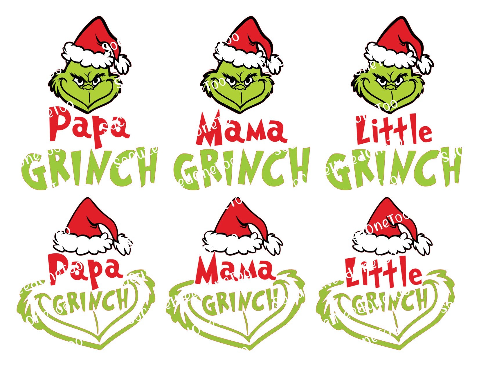 Grinch_15 Waterslide Decals Socuteineedonetoo