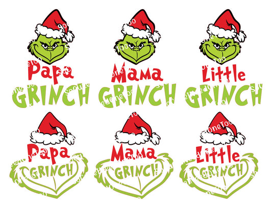 Grinch_15 Waterslide Decals Socuteineedonetoo