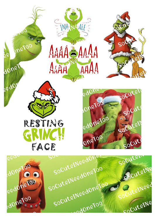 Grinch_18 Waterslide Decals Socuteineedonetoo