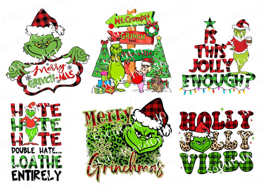  Grinch_52 Waterslide Decals Socuteineedonetoo