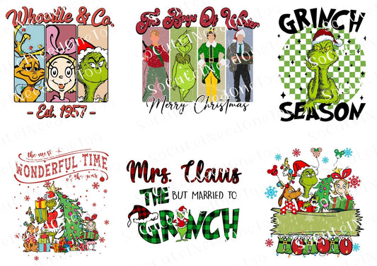 Grinch_60 Waterslide Decals Socuteineedonetoo