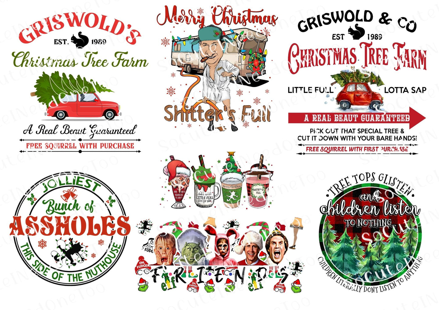 Griswold's Theme Selection of Waterslide Decals - SoCuteINeedOneToo