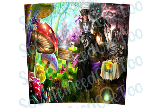 Alice In Wonderland Waterslide Wrap - SoCuteINeedOneToo