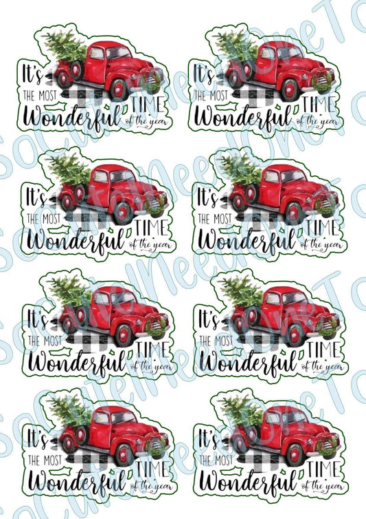Christmas - It's The Most Beautiful Time #2 Waterslide Decals - SoCuteINeedOneToo