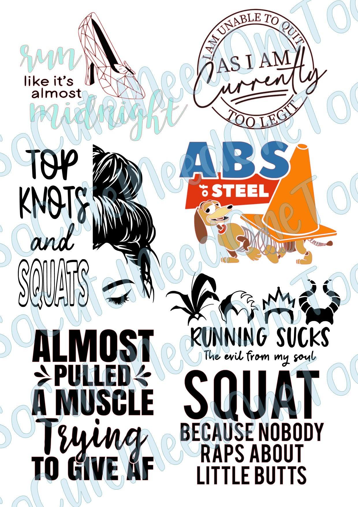 Disney - GYM Waterslide Decals - SoCuteINeedOneToo