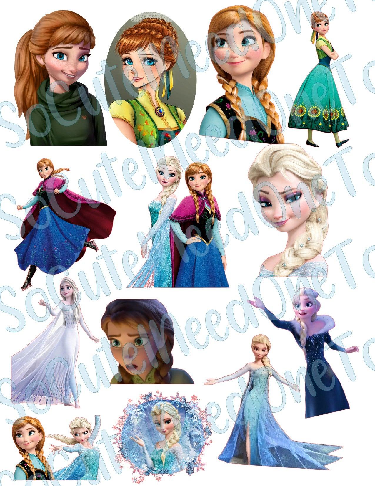 Frozen - Elsa & Anna 3 Inches - SoCuteINeedOneToo
