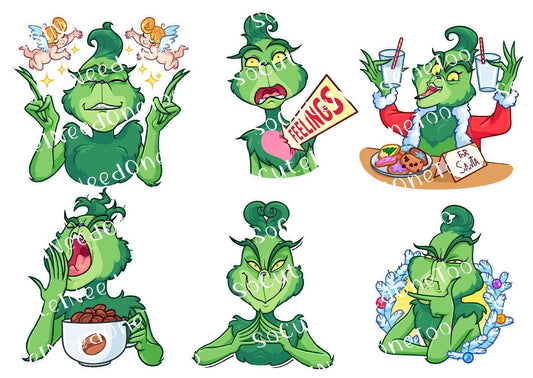 Grinch #35 Waterslide Decals - SoCuteINeedOneToo