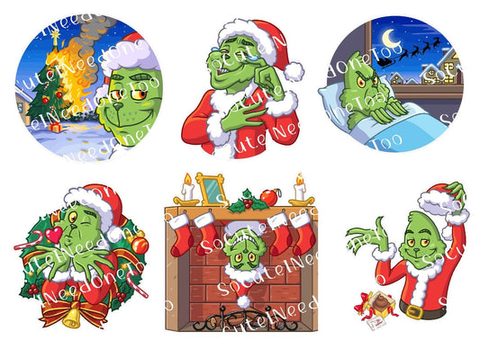 Grinch #38 Waterslide Decals - SoCuteINeedOneToo