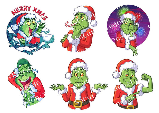 Grinch #41 Waterslide Decals - SoCuteINeedOneToo