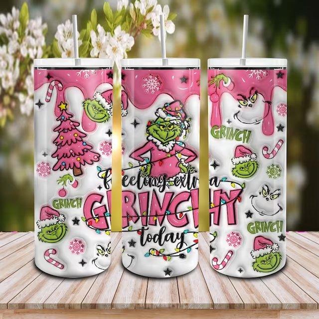 Grinch Christmas Waterslide Wrap Collection A - SoCuteINeedOneToo