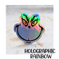 Grinch's Face Stickers - 3 Sizes Available - SoCuteINeedOneToo