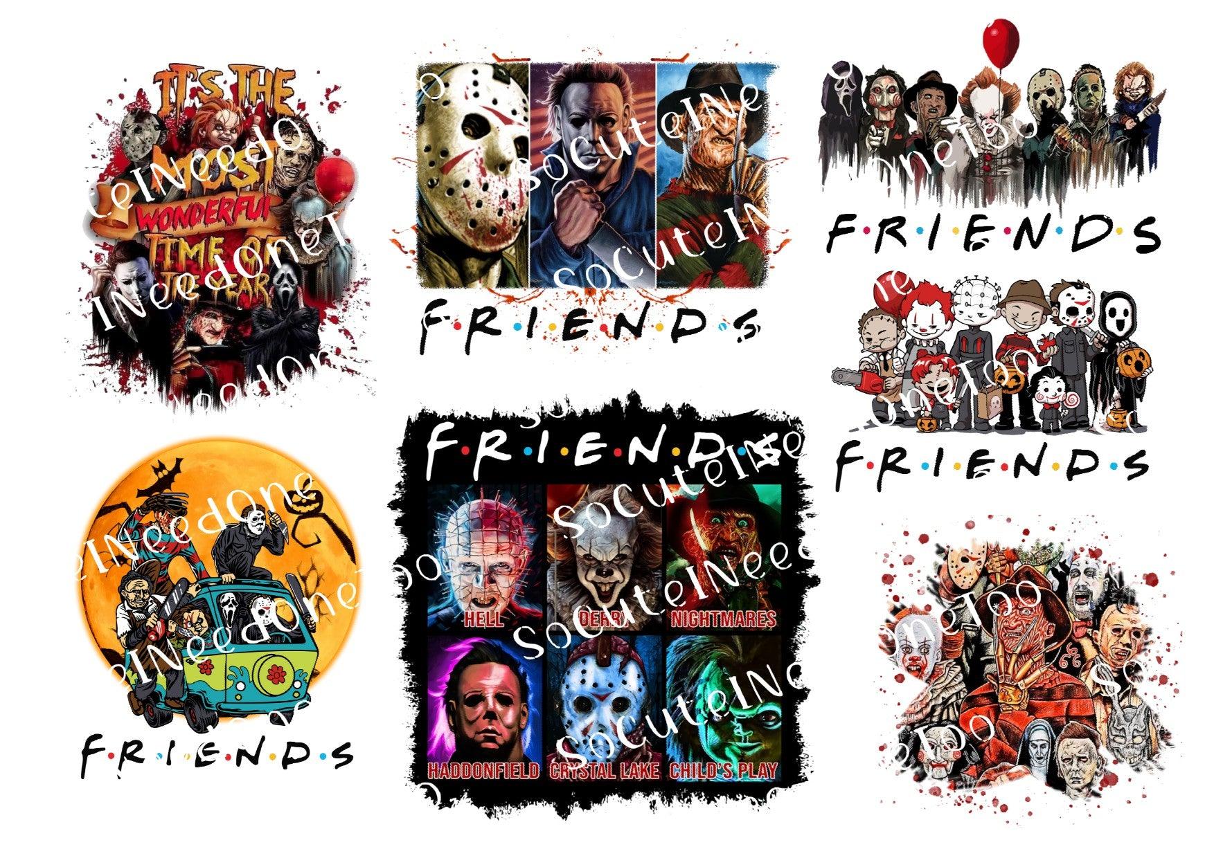 Horror - Friends A Waterslide Decals - SoCuteINeedOneToo