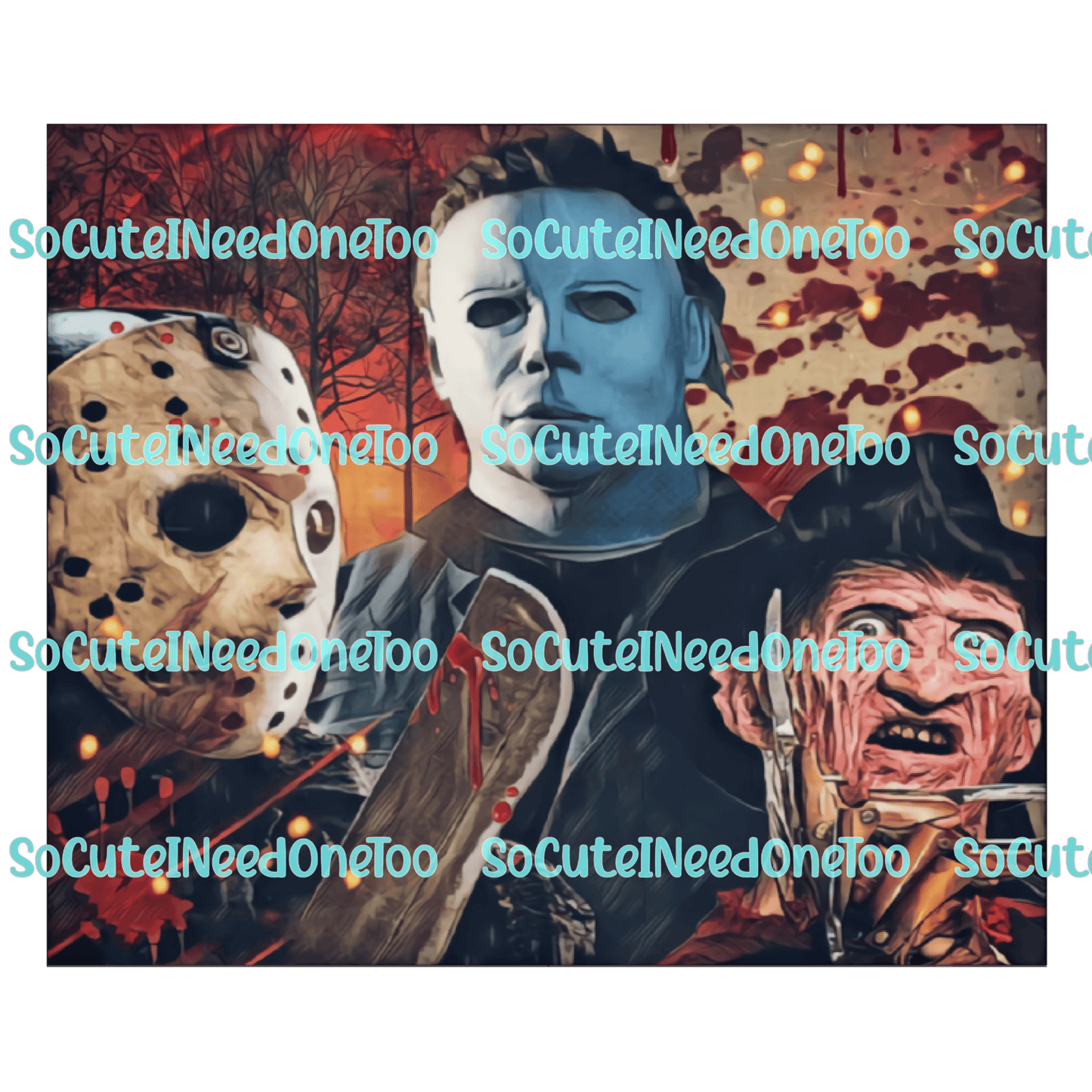 HORROR SELECTION Waterslide Wraps - SoCuteINeedOneToo