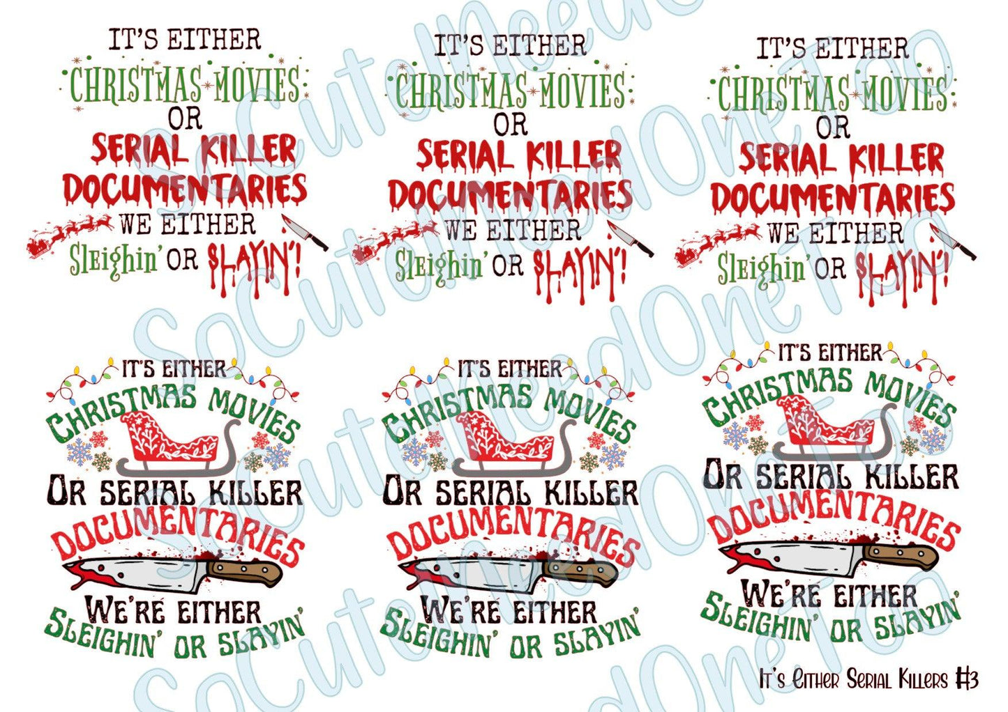 It_s Either Serial Killers #3 On Clear/White Waterslide Paper - Ready To Use - SoCuteINeedOneToo
